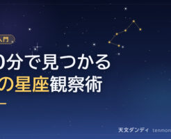 夏の星座を30分で発見!初心者向け観察ガイド